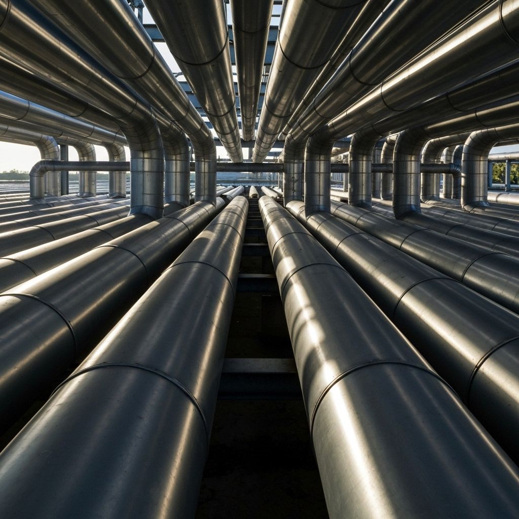 Infraestructura de tuberías de agua